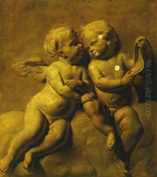 Two Putti - view 1