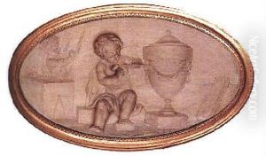 An Allegory Of Sculpture by Marten Jozef Geeraerts