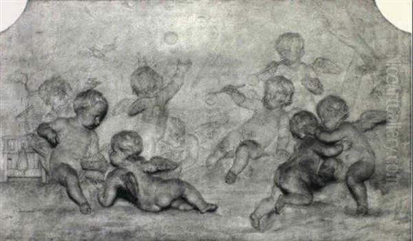 Putti Playing - view 1