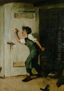 Der Lauscher An Der Tur