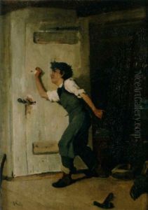 Der Lauscher An Der Tur