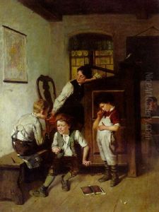 Mischief In Classroom by Julius Geertz