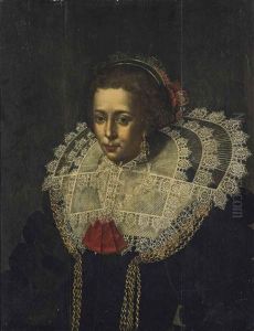 Portrait Of A Lady by Wybrand Simonsz De Geest