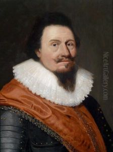 Bildnis Des Grafen Ernst Casimir Von Nassau-diez (1573-1632) by Wybrand Simonsz De Geest