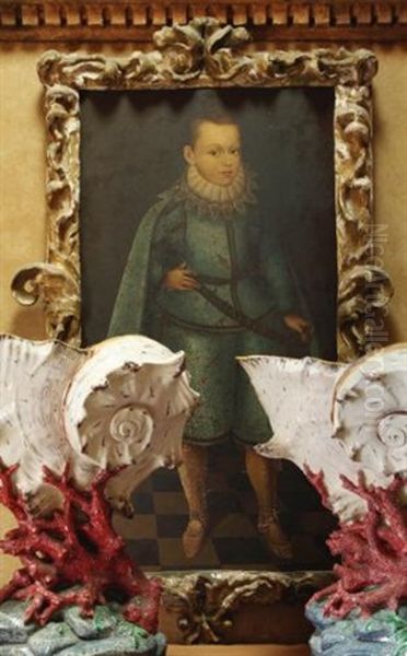 Portrait Of A Boy In A Blue Doublet - view 1