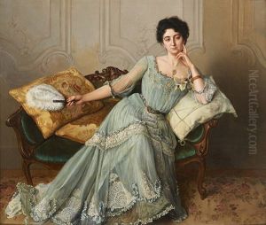 Jeune Femme Au Recamier by Willem Geets