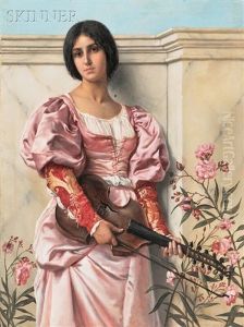 Zigeunerin (gypsy) by Willem Geets