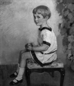 Madchen Mit Ball by Walter Geffcken