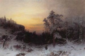 Sen Eftermiddag I Skoven, Vinter Sen Eftermiddag I Skoven, Vinter