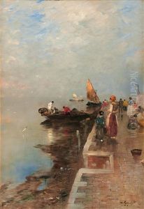 Hamnscen I Venedig Hamnscen I Venedig