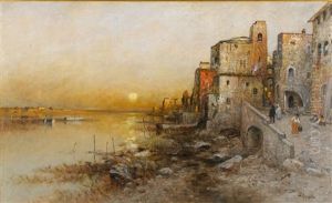Solnedgang by Wilhelm von Gegerfelt