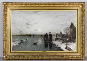 Winter Evening In Sweden by Wilhelm von Gegerfelt