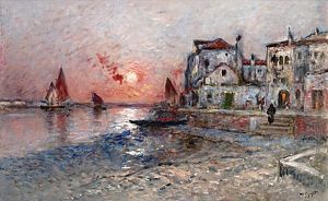 Hamn I Aftonrodnad
