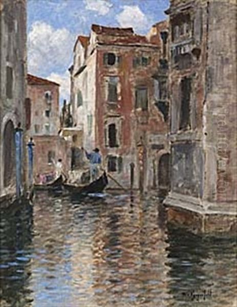Gondoljarer, Venedig - view 1