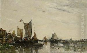 Hamn Vid Atlanten by Wilhelm von Gegerfelt