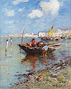 Fiskare, Venedig Fiskare, Venedig