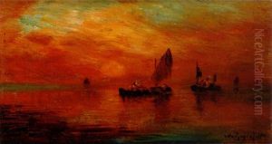 Solnedgang by Wilhelm von Gegerfelt