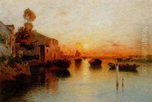 Solnedgang by Wilhelm von Gegerfelt