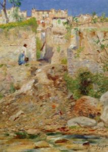 Sydlandsk Stadsbild by Wilhelm von Gegerfelt