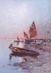 Medelhavsvy Over Hamn Medelhavsvy Over Hamn