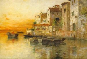 Skymning I Venedig Skymning I Venedig