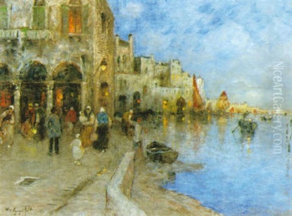 Skymning I Venedig - view 1