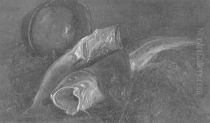 Stilleben Med Fiskar by Wilhelm von Gegerfelt