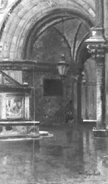 Alte Frau In Einer Italienischen Kirche - view 1