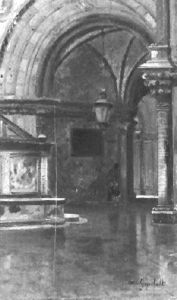 Alte Frau In Einer Italienischen Kirche