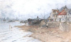 Hamn I Fransk Stad by Wilhelm von Gegerfelt