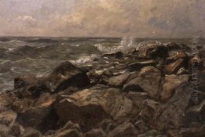 Kustlandskap Med Branningar Kustlandskap Med Branningar
