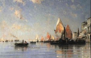 La Laguna, Venice by Wilhelm von Gegerfelt