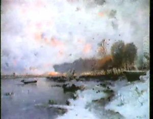 Winterliche Kustenlandschaft by Wilhelm von Gegerfelt