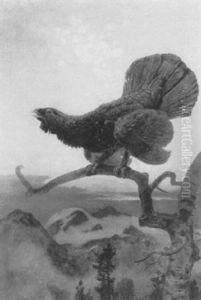 Balzender Auerhahn by Eduard Gehbe