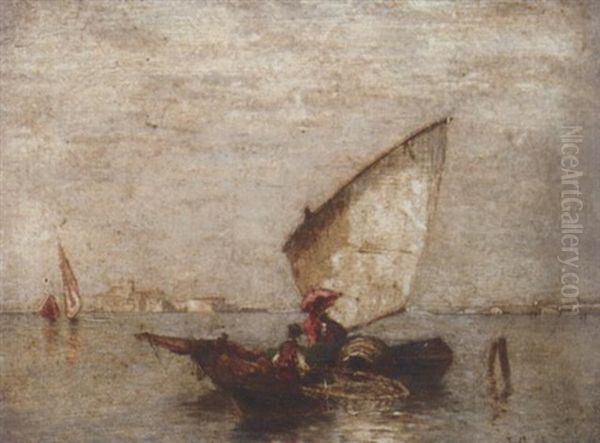 Trading Vessels On The Lagoon, Venice - view 1