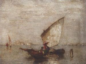Trading Vessels On The Lagoon, Venice by Jacob Gehrig