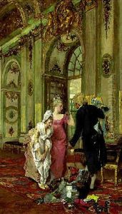 The Visiting Salesman by Augustin Caspar Geiger