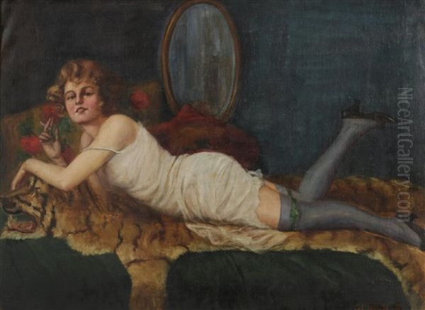 Ruhende Dame - view 1