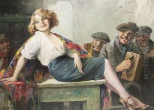 Die Barsangerin by Richard Geiger