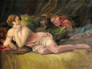 Woman With Dog Woman With Dog