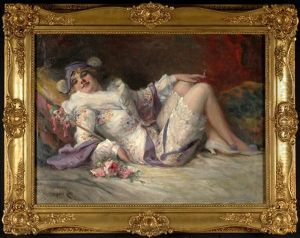 Lying Colombina (from Commedia Dell'arte)