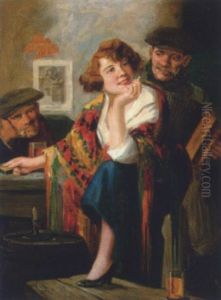 Wirtshausszene by Richard Geiger