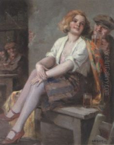 Wirtshausszene by Richard Geiger
