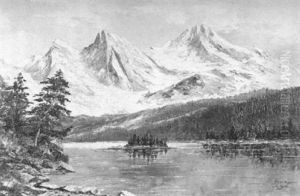 Der Eibsee Mit Dem Wettersteingebirge Der Eibsee Mit Dem Wettersteingebirge