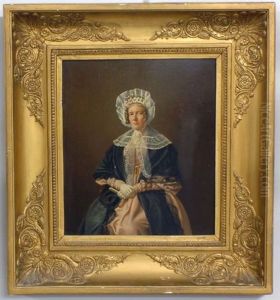 Portrait Of A Lady by Jozef Geirnaert