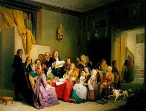 Die Testamentseroeffnung by Jozef Geirnaert
