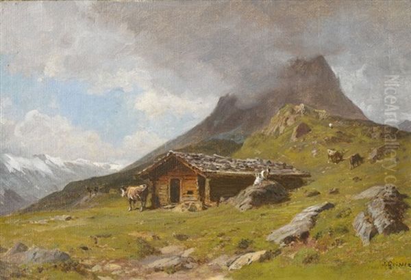 Sennhutte Auf Der Furna Der Riederalp (wallis) - view 1