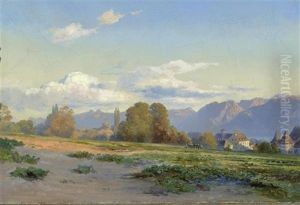 Blick Auf Den Genfersee by Johann-Joseph Geisser