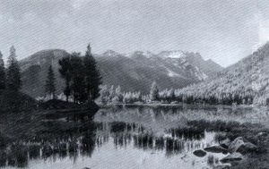 Landschaft Mit Bergsee by Johann-Joseph Geisser