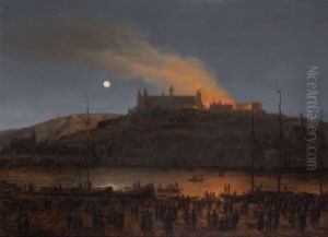 Brand Auf Der Feste Marienberg Zu Wurzburg by Andreas Geist
